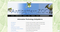 Desktop Screenshot of antipatternzoo.com